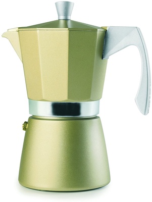 Cafetera Express Evva Golden 6 Tazas